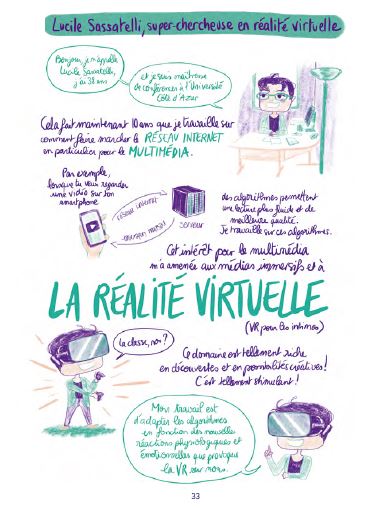 Lucile Sassatelli, super-chercheuse en réalité virtuelle