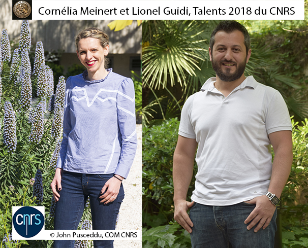 Médailles de bronze CNRS 2018 en Côte d'Azur